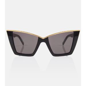 생로랑 SL 570 캣아이 선글라스 P00747691