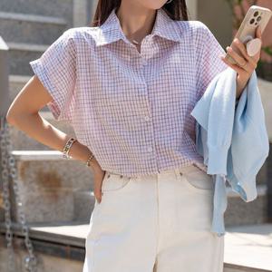 [나크21] 롤업 캡소매 반팔셔츠 NK52-TS-25