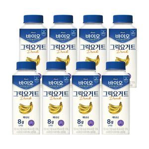 [매일유업]매일 바이오 그릭요거트 드링크 바나나 190ml 8개