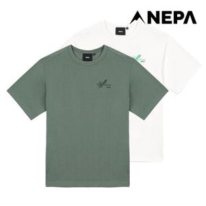 네파 공용 보타닉 그래픽 반팔 티셔츠 (루즈핏) 7KD5376