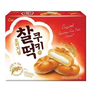 (청우) 청우 찰떡쿠키 오리지널 258g 간식 과자 초 자재