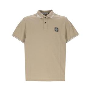 Stone Island 로고 패치 반팔 폴로셔츠 K1S1522002SCS0018 V009A TP934618650