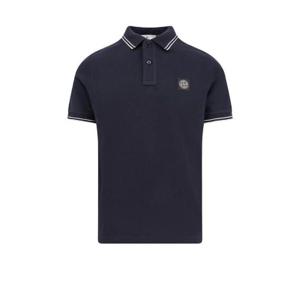 Stone Island 로고 패치 반팔 폴로셔츠 K1S1522002SCS0018 V0020 TP934458616