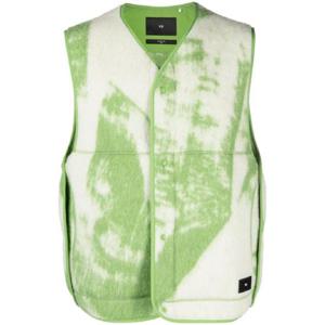 26 SS 요지야마모토 그래픽 프린트 펠트 베스트 IP7673 TP432412352