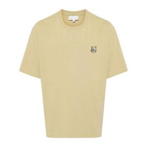 26 SS Maison Kitsune 볼드 폭스 헤드 패치 티셔츠 LM00107KJ0119 TP432048202