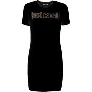 26 SS 저스트 카발리 로고 장식 티셔츠 드레스 78PAOE15CJ110 TP436792717