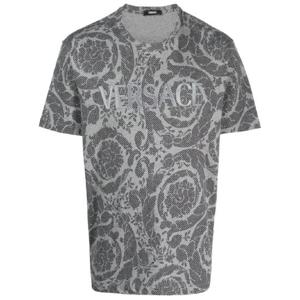 26 SS 베르사체 바로코 실루엣 프린트 티셔츠  10125481A09037 TP432126266