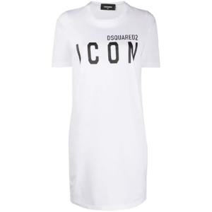 26 SS 디스퀘어드2 디스퀘어드2 프린트 롱 티셔츠 드레스 S80CT0006S23009 TP432197048