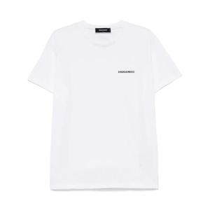 26 SS 디스퀘어드2 러버라이즈 로고 프린트 티셔츠 S71GD1564S22743 TP435774338