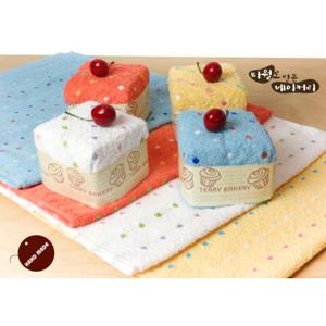 송월타올 테리베이커리 크런치케익 20수 답례품 수건