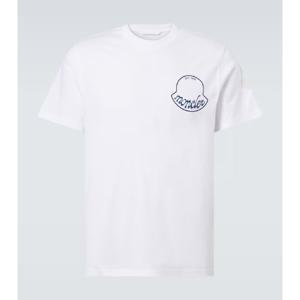 몽클레어 로고 코튼 저지 티셔츠 P01068488