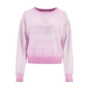 Isabel 마랑 에뚜왈 Moby 로고 프린트 크루넥 스웨트셔츠 SW0011FBB3M07E 86LC TP934865630