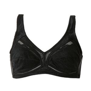 여성 하드타입 스트레치 레이스 노와이어 보정 CD컵브라 VGBH121C_D-BK
