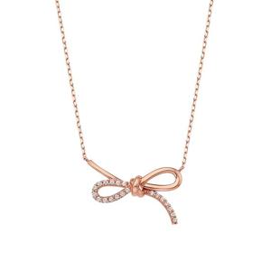 [미니골드] 로프리본목걸이NETS4190