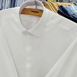 [레노마셔츠]일반핏 /긴소매/노-포켓/TR 트윌 스판/기본 와이셔