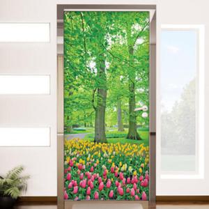 아트박스/꾸밈 tc022-녹색빛공원에서_현관문방문시트지