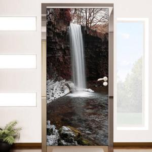 아트박스/꾸밈 ie056-가을날의폭포_현관문시트지
