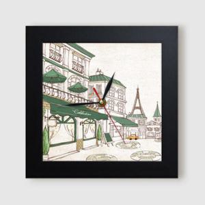 아트박스/꾸밈 it370-유럽거리풍경들_미니액자벽시계