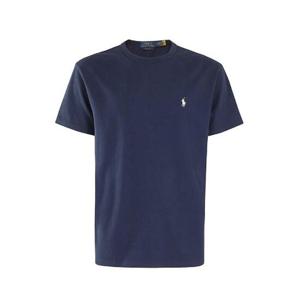 Polo Ralph Lauren 로고 자수 크루넥 티셔츠 710916698 018CRUISENAVY TP934884936