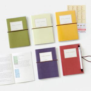 아트박스/북프렌즈 북밴드노트 독서기록장 비비드 5종 세트