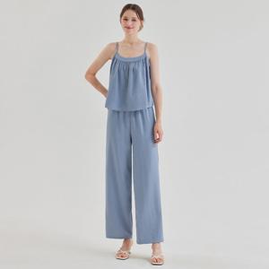 FOCUS   2SET 셔링 나시 블라우스+팬츠 PBBF5M1BL5741