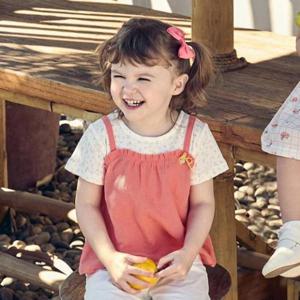 아가방 TC01 여름 소피레이어드반팔티(C/PINK)_ 01S331054