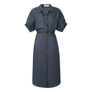 [베스띠벨리]린넨 스트라이프 벨티드 원피스 BJOAH2531