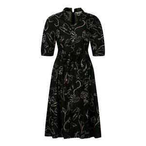 [베스띠벨리]콘트라스트 프린팅 롱 원피스 BJOAH2501