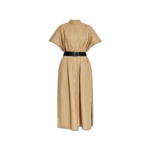 질 샌더 벨티드 플리츠 미디 드레스 J40CT0209J45296 235 TP943229864