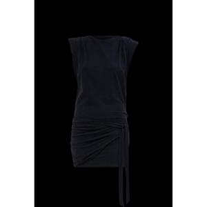 Isabel Marant Marielle 쇼트 저지 드레스 RO0874FAA1N41I 01BK TP944409854