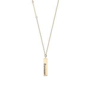 [미니골드] 시크스퀘어스틱목걸이NCOM4050