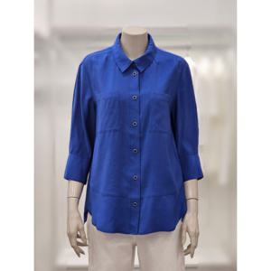 [프렐린]RBB253S41 레이온 혼방 셔츠 블라우스