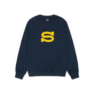 스투시 레터맨 크루넥 네이비 1914952