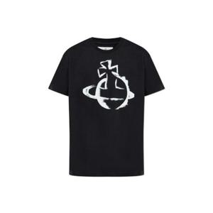 Vivienne Westwood Orb 프린트 크루넥 티셔츠 C3G010033J001M N401 TP944876391