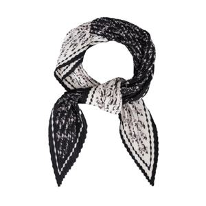 반반 배색 플리츠 쁘띠 스카프_CLDWF1101