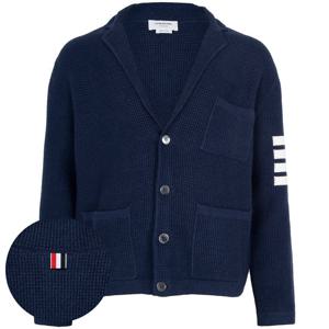 톰브라운 사선 인타르시아 카디건 MKJ134A Y6011 420