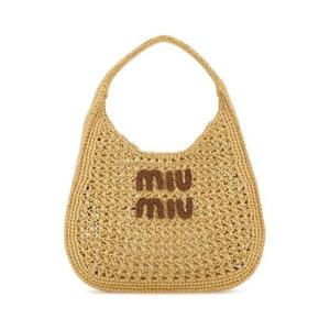 미우미우 로고 자수 쇼핑백 5BC164ADO1 F0A5T TP946201949