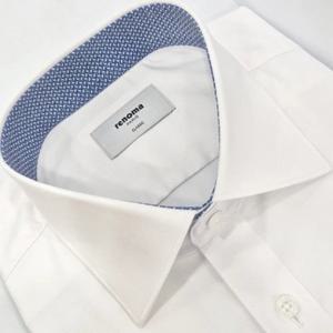 [레노마셔츠]일반핏/긴소매/노-포켓/카라 .소매 안 배색/스판 와