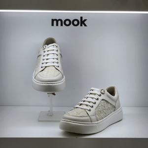 [무크]여성 스톤포인트 트위드 스니커즈 422354 UQ HPIY2SD