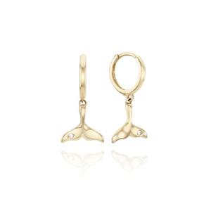 [미니골드] 럭키유고래꼬리귀걸이ETRM4402