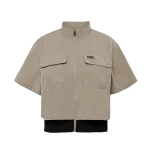 [와이드앵글]E 여성 CO 포켓포인트 후레쉬 반팔 자켓 L WWU25151E2