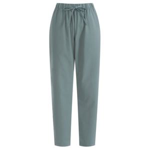 [샵앤]여성 무지 9부 스트랩 밴딩 배기 팬츠 PIC-WPT-1394-블루