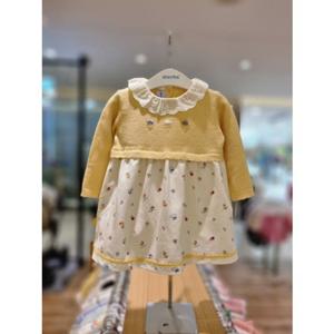 [압소바] [백일 돌 조카선물] 블루문 니트 원피스 (속바지포함) (A2525109)