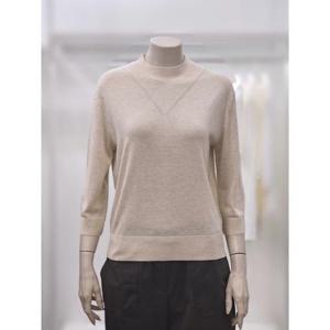 프렐린 세이브존02 7부소매 반폴라넥 니트 RWP253010