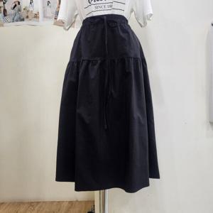 [무자크]리본 스판 플레어롱스커트(MP3WSK02)_YS