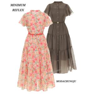 [미니멈]MD 벨러플 플라워 플레어 원피스 MD MZCGWO7960_CJ