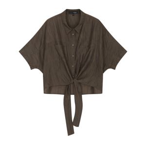 [보니스팍스]물나염 크리즈 밑단묶음 셔츠형 BL B1G25WBL670_CC