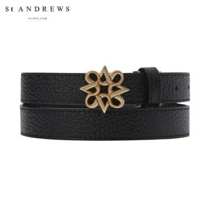 [세인트앤드류스] 여성 메탈 별 심볼 벨트 821E3BTA01_BK