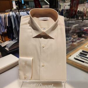 듀퐁셔츠 SE5FM21LS314SBE 컴포터블 마이크로 줄도비 스트레치 슬림 핏 셔츠