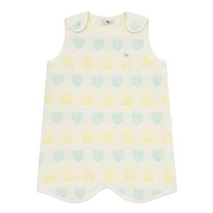 [블루독베이비8] FW25(MN)하트슬리핑가운 HJ (45A7000901) (BLUEDOG BABY 유아 출산 백일 선물 도트 강아지